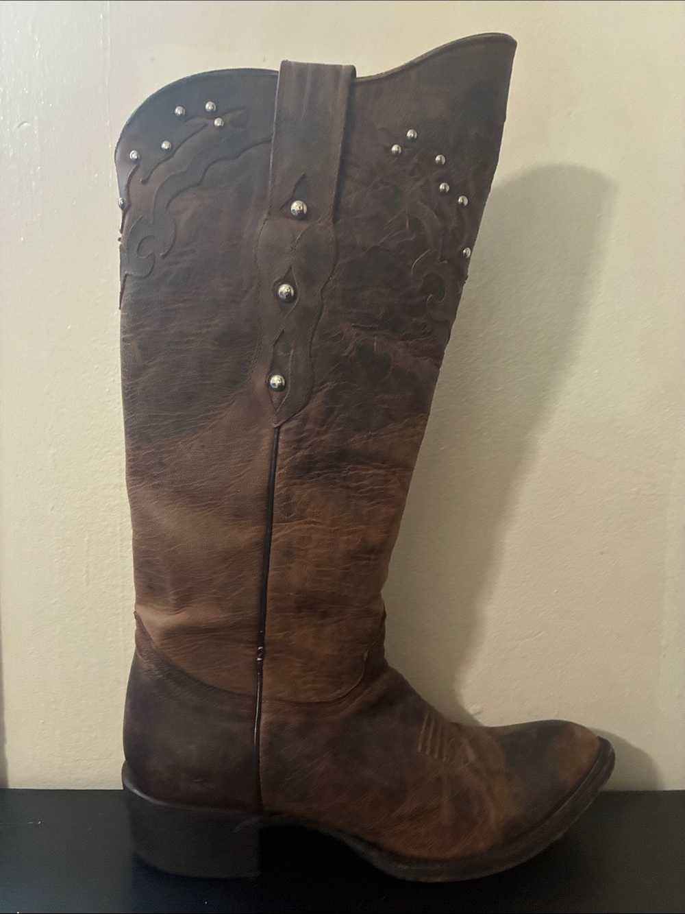 Johnny Ringo Sagrada Collection Mad Dog boots in brown leather size 10B